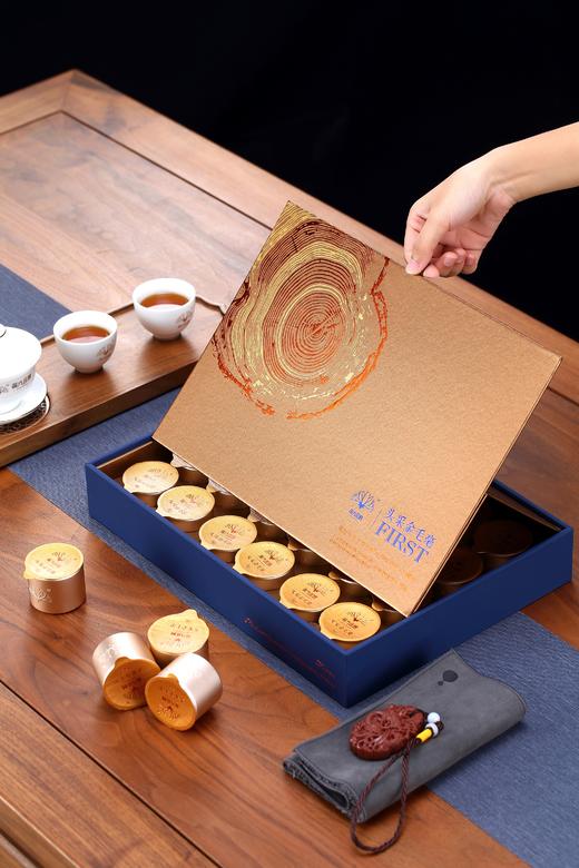 英九庄园头采金毛毫 (星海蓝)120g/盒 商品图3