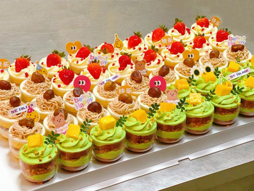 庆典 ｜仪式蛋糕&mini分享杯（学生、公司、企业团队大蛋糕，可定制姓名牌和背景） 商品图12