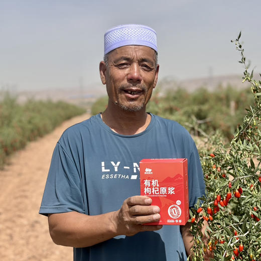 有机枸杞原浆 宁夏中卫新鲜枸杞鲜榨 高品质 拒绝添加 30ml*10袋/盒 商品图2