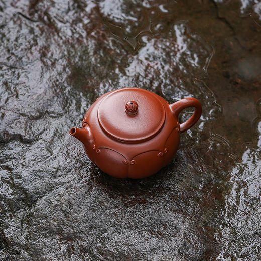 龙德堂陶艺 汤宣武制《亨通如意》原矿大红袍 210cc 库存请咨询客服 商品图4