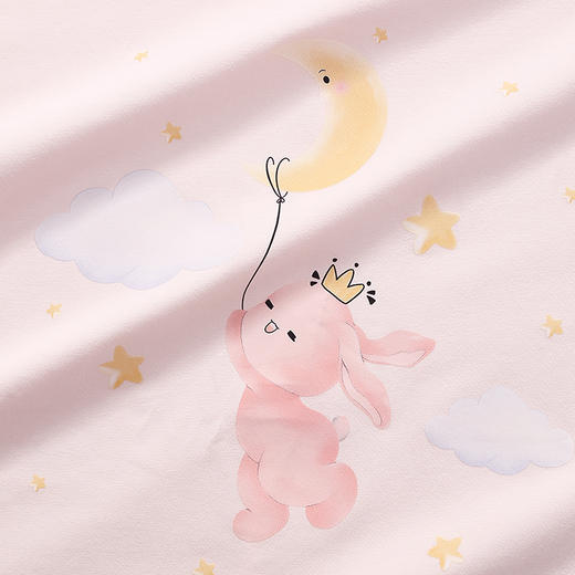 下架 芬腾睡裙女士夏季薄款可爱短袖睡衣女款公主风宽松休闲家居服中裙 商品图3