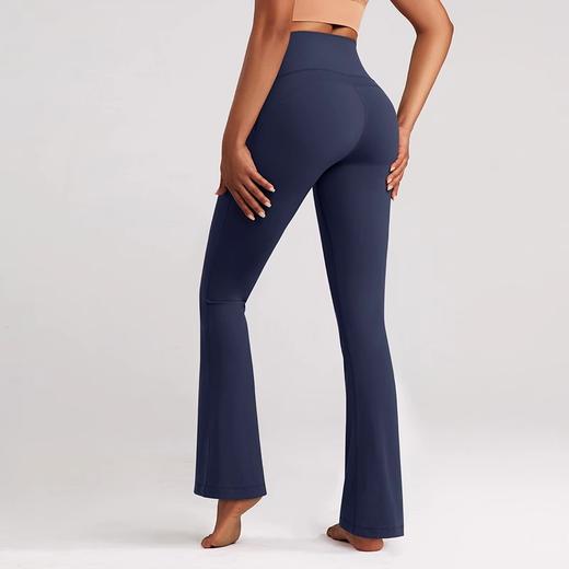 跃牌【倚窗听雨】系列 新款裸感瑜伽喇叭裤女高腰提臀抗菌微喇裤CK044 商品图2