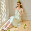 芬腾吊带睡裙女士夏季薄款透气新款睡衣裙蕾丝网纱宽松家居服中裙 商品缩略图4