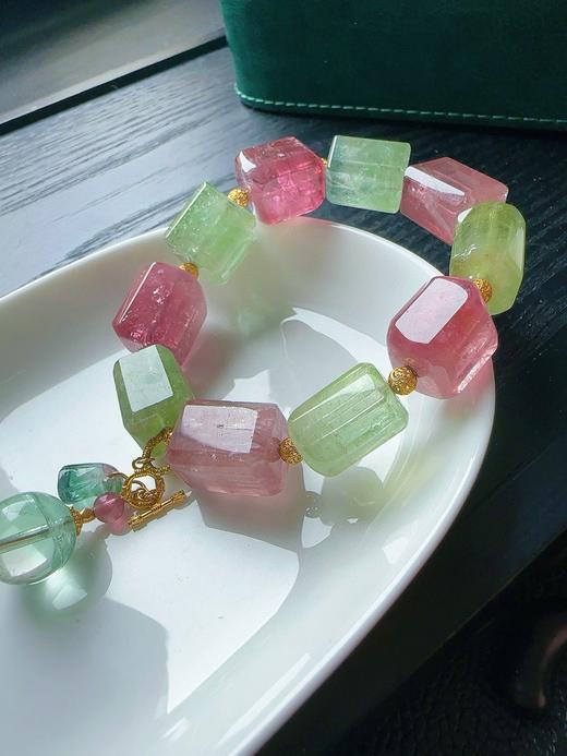 62.7g 原石碧玺手链 商品图6