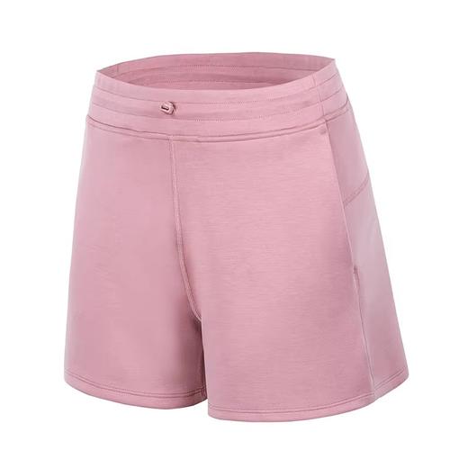 跃牌【倚窗听雨】系列 三分裤女砂洗莫代尔高腰调节扣跑步运动健身瑜伽短裤DK051 商品图4