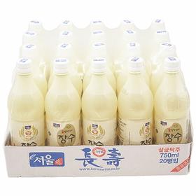首尔长寿米酒6%(750mlx20)서울 장수막걸리[企业]