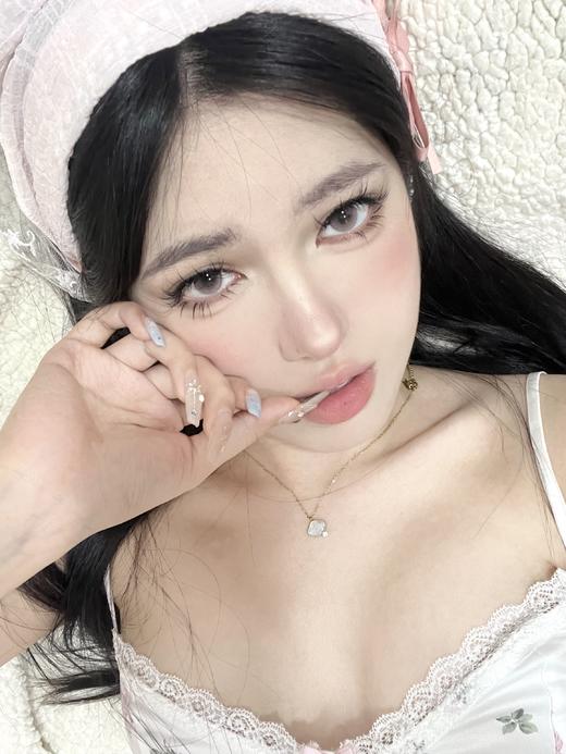 huohuocon 半年抛美瞳 奶泥兔耳  直径14.2mm着色13.3mm 商品图2