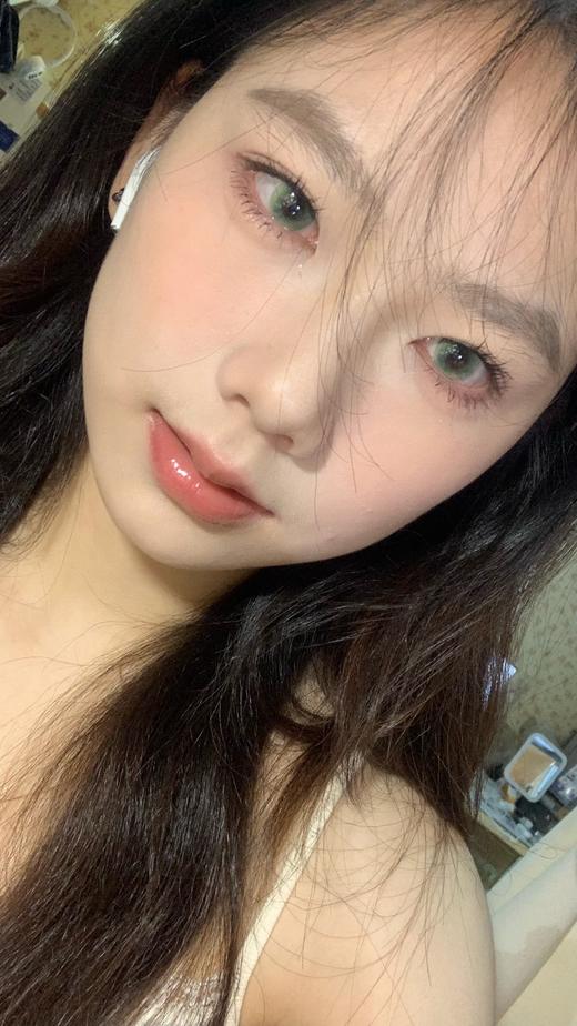 huohuocon 半年抛 青绿湿伞 直径14.2mm着色13.5mm 商品图0