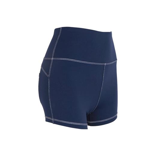 跃牌【倚窗听雨】系列仿牛仔瑜伽短裤女高腰提臀显瘦运动休闲裤DK049 商品图4