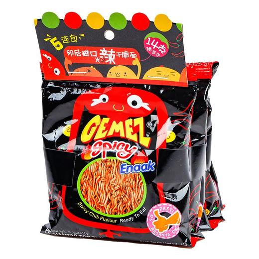 GEMEZ 印尼进口火辣干脆面 14g*5包/份 商品图0