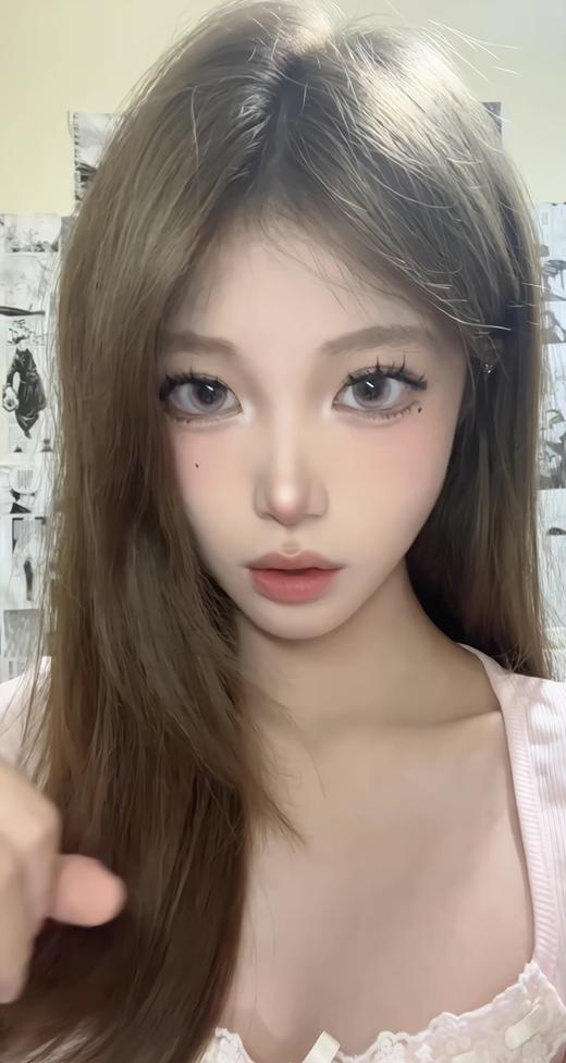 huohuocon 半年抛美瞳 奶泥兔耳  直径14.2mm着色13.3mm 商品图9