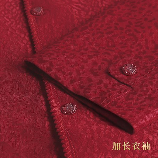 天福-梅花纹枣红-女现代装 商品图9