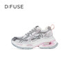 D:FUSE迪芙斯秋季新款厚底增高水钻老爹鞋休闲运动鞋DF43112381 商品缩略图9