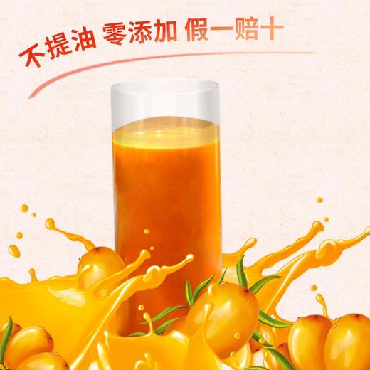 热卖【沙棘原浆】生物圈正品原汁沙棘果原浆生榨小果沙棘油果汁vc 商品图3
