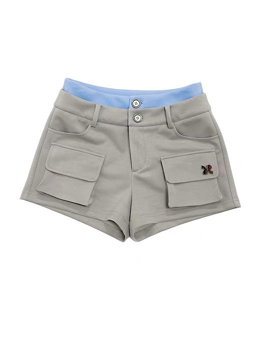 双腰头短裤 商品图4