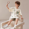 芬腾男童睡衣夏季新款纯棉短袖短裤套装宝宝中大童可爱卡通家居服 商品缩略图4