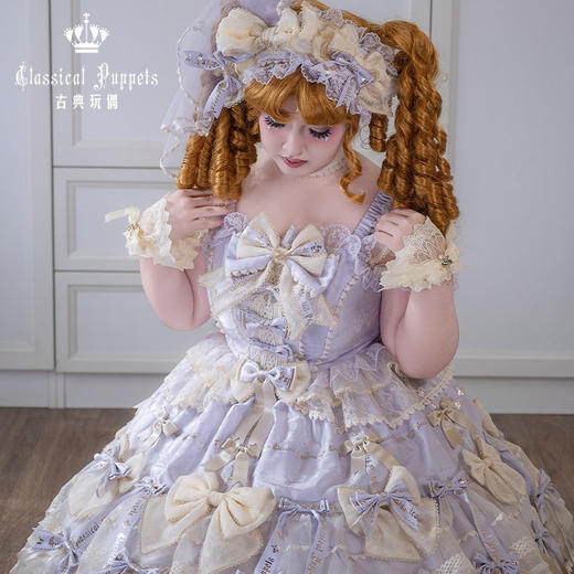 【全款预售掉落】梦中的蝴蝶结JSK 新色 古典玩偶 Lolita【2025年5月31日起发货】 商品图11