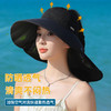 披肩防晒帽夏季户外防紫外线空顶遮脸太阳帽JC2854 商品缩略图0
