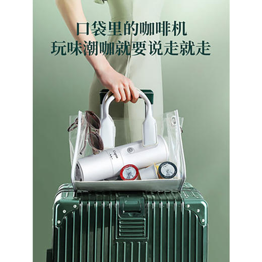 capzo便携式咖啡机全自动办公室旅行浓缩意房式车载胶囊KPM-100咖啡机 商品图3