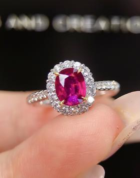 1.14ct 3.6g 红宝石戒指