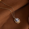 北京仓｜Vintouch-Little Lovelies Blue Cameo-蓝瓷美人像 珍珠 浮雕 项链［意大利设计师] 商品缩略图0