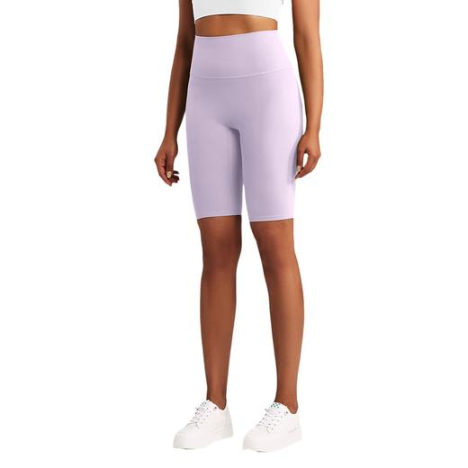 跃牌【倚窗听雨】系列 五分瑜伽裤女NUF抗菌裸感高腰无T短裤DK043 商品图3