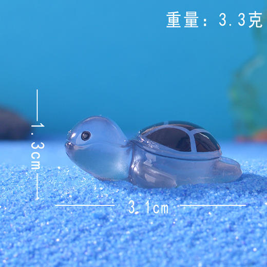 【网红夜光仿真卡通小乌龟】网红卡通乌龟系列微景观鱼缸造景小摆件，手工制作小巧精致好玩，多款可爱彩色小乌龟夜光摆件叠叠乐QQ 商品图13