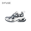 D:FUSE迪芙斯秋季新款厚底增高水钻老爹鞋休闲运动鞋DF43112381 商品缩略图5