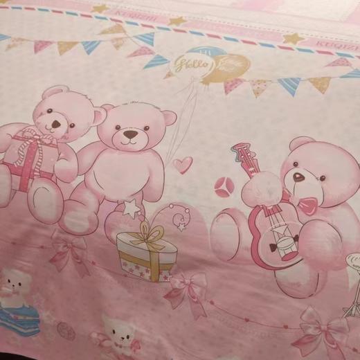 【6F】富安娜 床单四件\萌心小小熊，标准，粉 商品图1