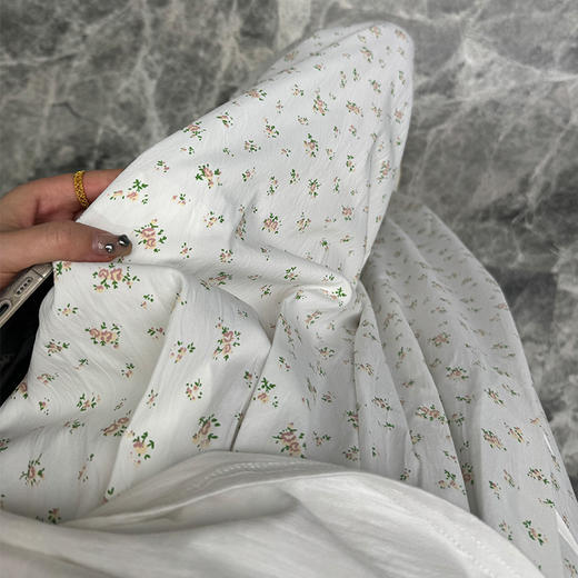 【垂感十足，三色花山本裤】碎花山本裤垂感裤子女夏季，藏匿赘肉舒适百搭，2025新款时尚好穿高腰垂感休闲裤显瘦白色阔腿裤QQ 商品图3