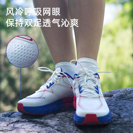 户外特工 运动鞋男女缓震回弹透气抓地轻便马拉松弹力网跳操跑步鞋 男女款 R11 商品图2