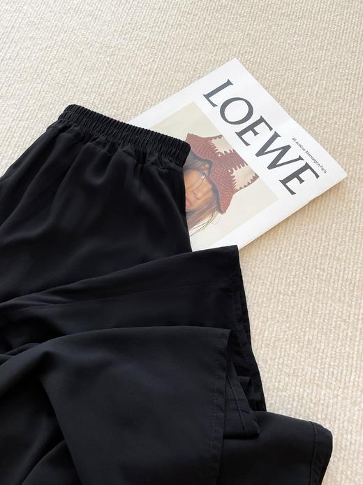 【绵绸凉感七分阔腿裤】超薄凉感七分阔腿裙裤  50支纱精工绵绸  凉感透气 遮肉肉 不挑身材 商品图2