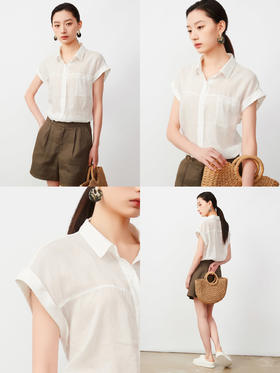 轻盈夏日|极简清凉衬衫