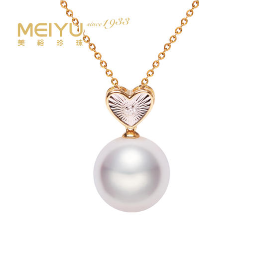 美裕 金18K淡水珍珠链牌11-12mm 108310W 商品图0