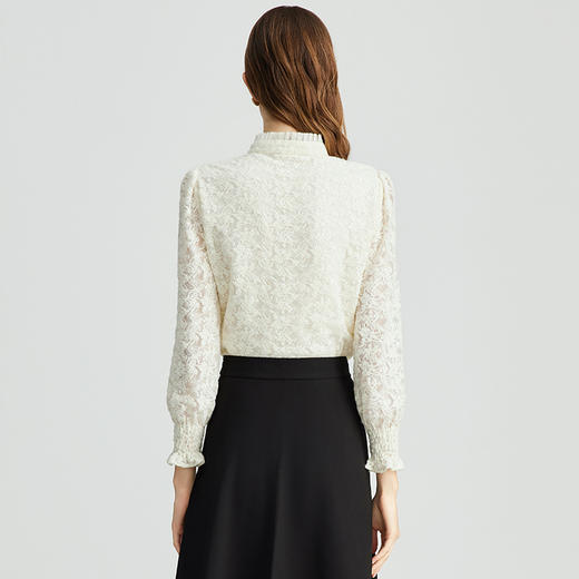 EITIE爱特爱秋季新款高领气质打底修身显瘦上衣C2413404 商品图4