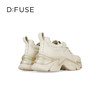 D:FUSE迪芙斯2024年秋季新款松糕厚底轻量老爹鞋休闲运动鞋女DF43112379 商品缩略图6