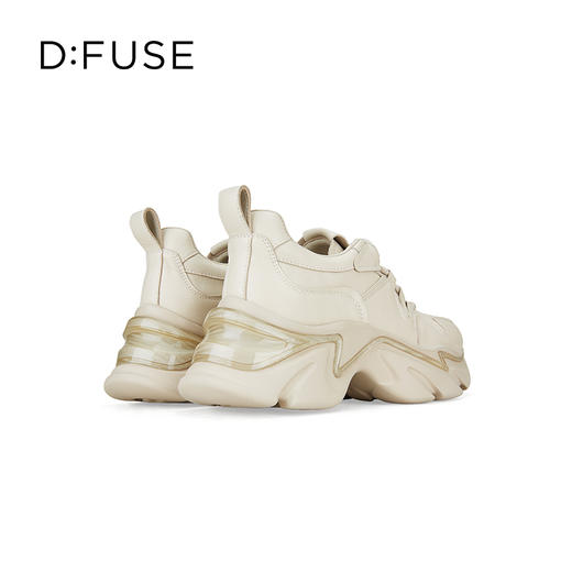 D:FUSE迪芙斯2024年秋季新款松糕厚底轻量老爹鞋休闲运动鞋女DF43112379 商品图6