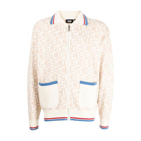GCDS 男士字母徽标提花棉质拉链外套 混色 A1CM2001KB315