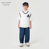 马克珍妮春装新款 男童学院风撞色V领针织马甲230085 商品缩略图1