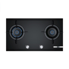 博世（BOSCH）5.2千瓦双眼嵌入式燃气大火力 9档精控天然气灶具 天然气(12T) PSD82F31MP