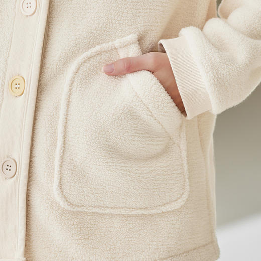 <有书独家>芬腾珊瑚绒女士睡衣秋冬加绒套装法兰绒加厚保暖加大码家居服冬季 商品图2