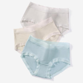 芬腾舒适夏季少女内裤女士莫代尔中腰薄款女透气无痕三角裤短裤头