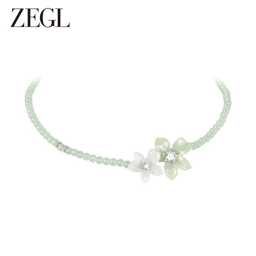 ZEGL设计师花漫迹系列串珠颈链项链女款2024新款轻奢小众夏天配饰 商品图1