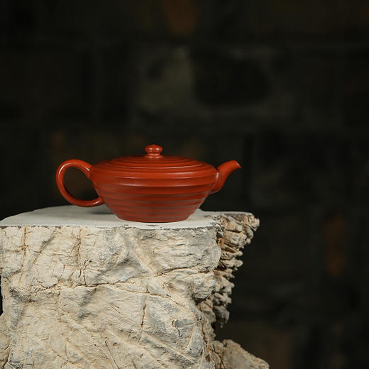 龙德堂陶艺 汤宣武制《风生水起·金波》原矿大红袍 180cc 库存请咨询客服 商品图0