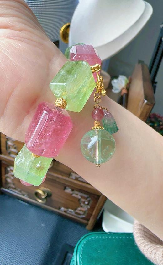 62.7g 原石碧玺手链 商品图8