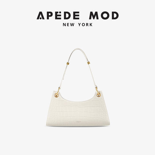 【刘亦菲何穗同款】品牌直发 APEDE MOD 经典百搭色头层牛皮青蛙腋下包 商品图5