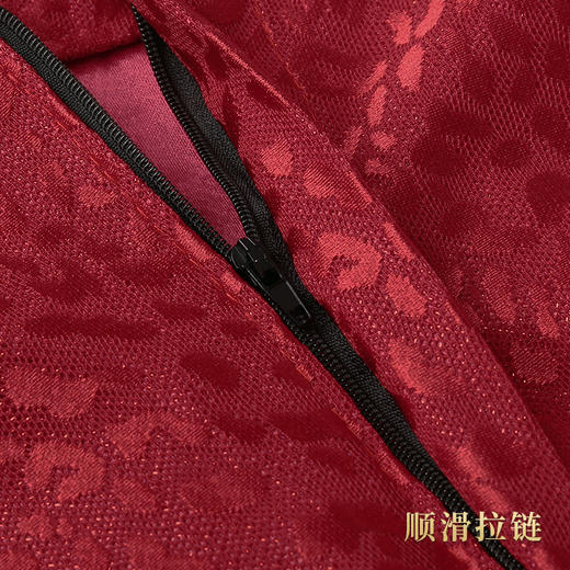 天福-梅花纹枣红-女现代装 商品图11