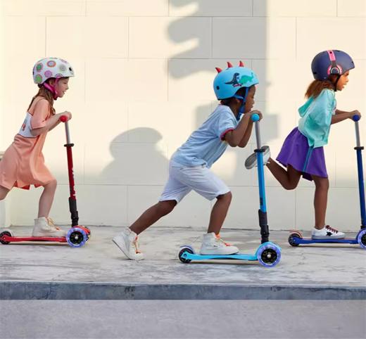 瑞士Micro迈古 | Maxi大童系列｜迷嬉 可折叠LED闪光轮 儿童滑板车｜三轮滑板车｜4-12岁 商品图2