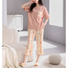 芬腾可外穿家居服睡衣女士夏季短袖透气两件套头套装大码舒适全棉 商品缩略图4