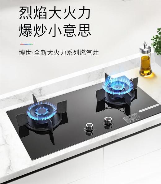 博世（BOSCH）嵌入式天然气燃气灶 家用双灶5.0kW大火力猛火灶具 意外熄火保护 一级能效 黑晶面板 PJD82F31MP 商品图0